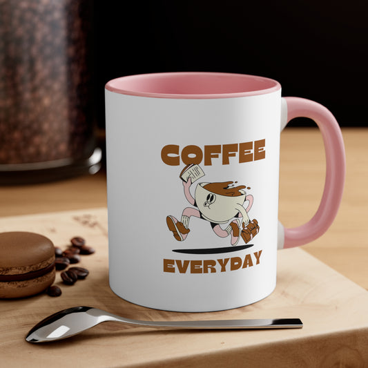 Accent Coffee Mug, Coffee Everyday 11oz