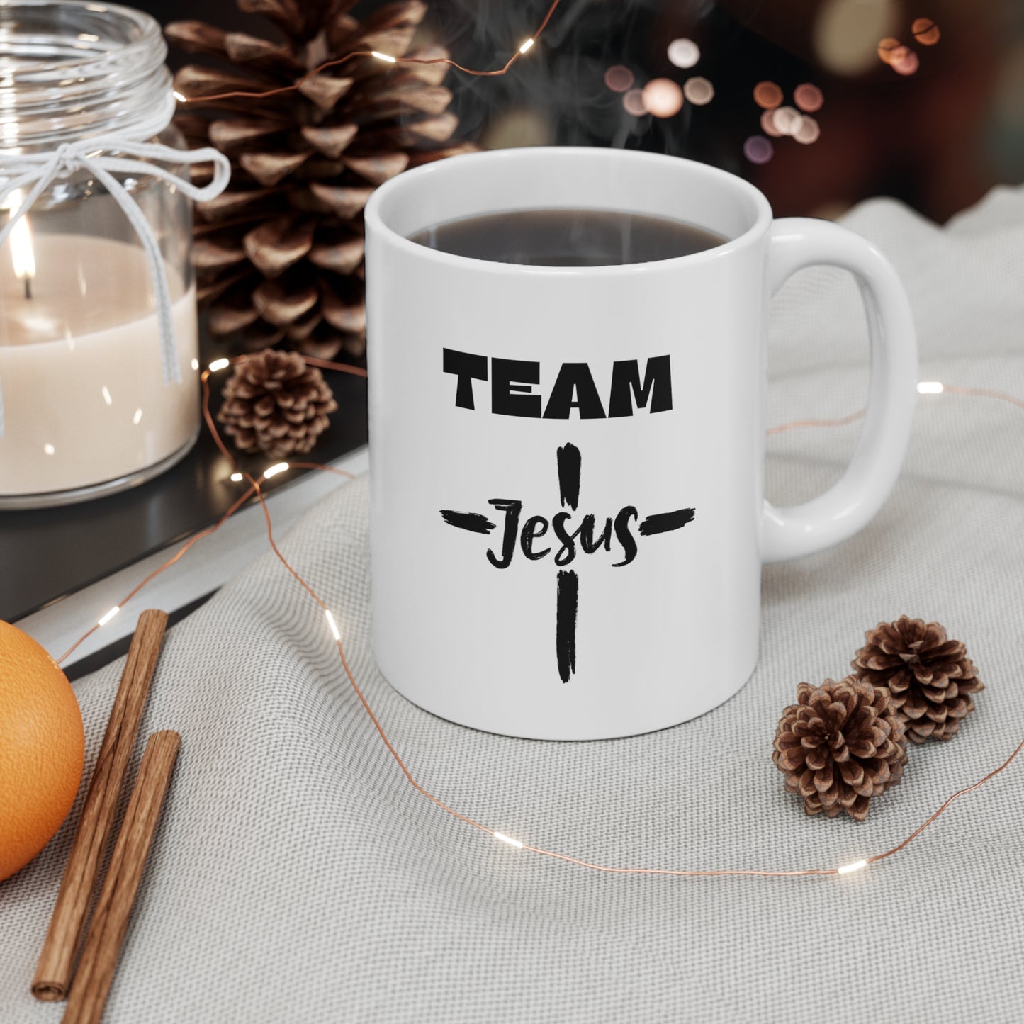 Ceramic Mug Team Jesus 11oz